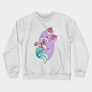 Mer-Kitty-Fun Crewneck Sweatshirt